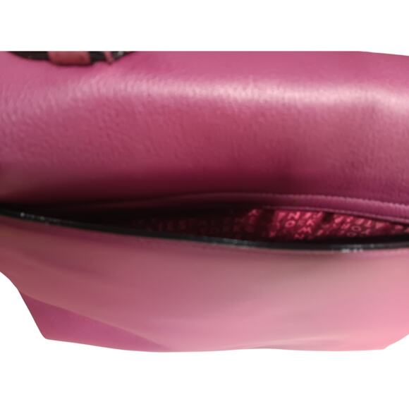 Kate Spade Purple Pebbled Leather Crossbody Satchel Bag Gold Hardware - Picture 9 of 16